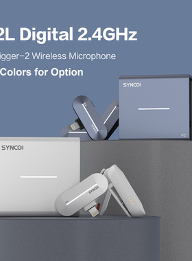 SYNCO P2 P1 2.4G Wireless Microphone System Built-in Battery