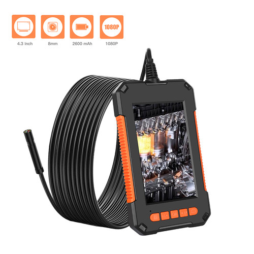 HD1080P Handheld Endoscope 4.3 Inch Color LCD Screen Industr