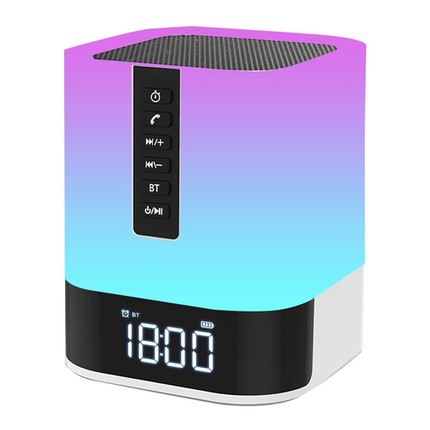 Bedside Lamp 5 In 1 LED Desk Lamp With Bluetooth Speaker