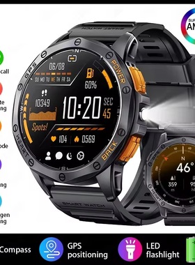 GPS Smart Watch 1.43'' AMOLED Compass Altimeter Smartwatch
