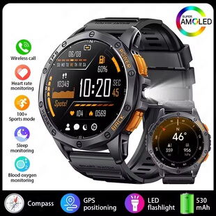 GPS Smart Watch 1.43'' AMOLED Compass Altimeter Smartwatch