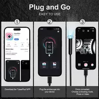 4K 360° Articulated Inspection Borescope Endoscope Camera thumbnail 2