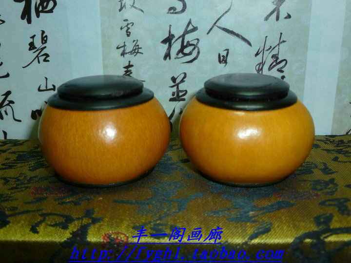 丰一阁精品配对红润包浆摆件把件天然本长圆手捻葫芦茶叶罐斗茶i.