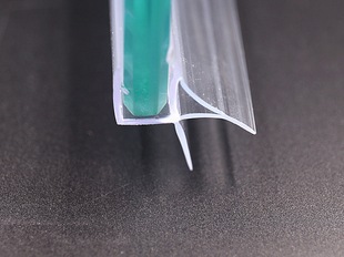 淋浴房底部挡水条 拉开往里推拉玻璃门底部防水条密封条隔水胶条