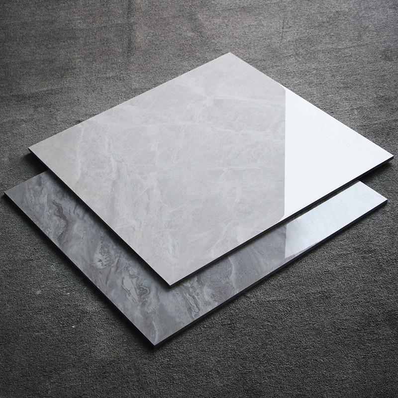 佛山瓷砖800x800客厅防滑地砖卧室灰色亮面通体大理石室内地板砖