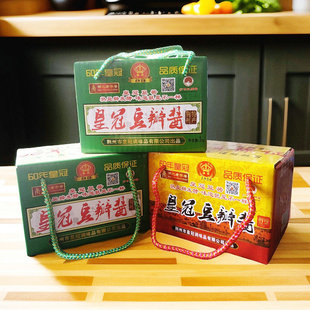 湖北特产荆沙酱 皇冠2斤豆瓣酱 辣椒酱伴侣 杜家鸡 油焖大虾酱包