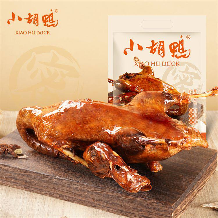 【荆州小胡鸭】整只蜜汁全鸭 真空包装卤香醇厚 休闲零食手撕馋嘴
