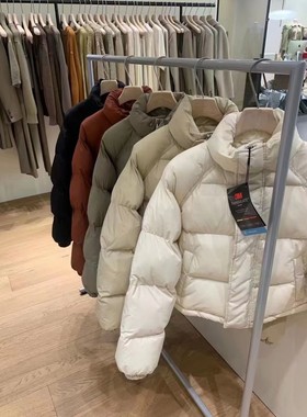 3another韩国代购立领短款羽绒棉服女 冬季纯色加厚小个子外套3M