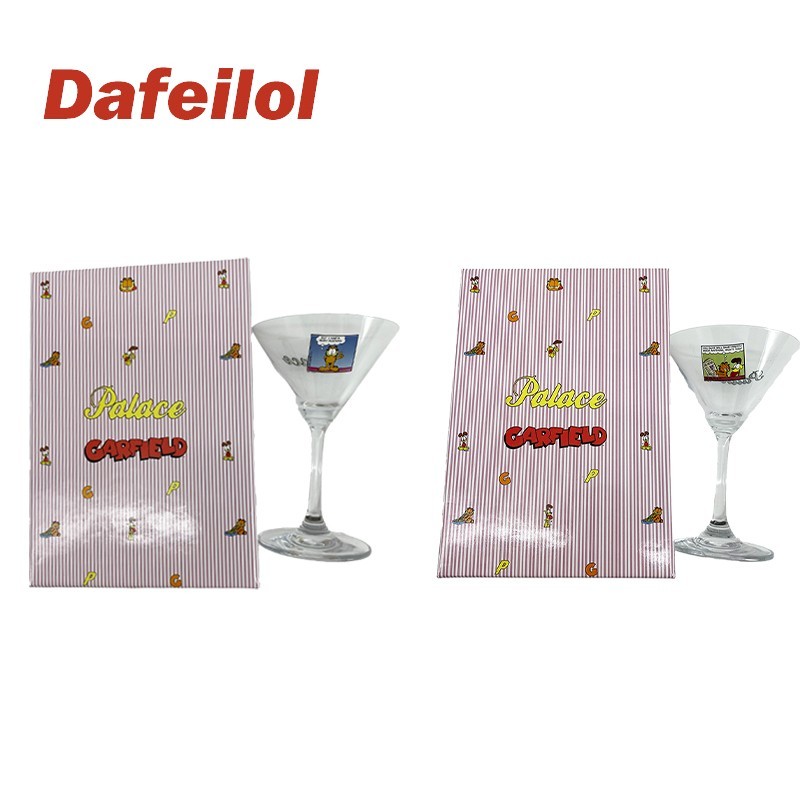 现货 Palace 21FW GARFIELD MARTINI GLASS CLEAR 加菲猫联名酒杯 餐饮具 异形/个性酒杯 原图主图