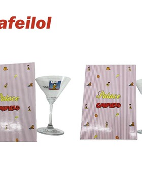 现货 Palace 21FW GARFIELD MARTINI GLASS CLEAR 加菲猫联名酒杯