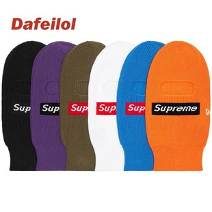 现货 Supreme 22FW New Era Box Logo Balaclava 滑雪面罩 面具