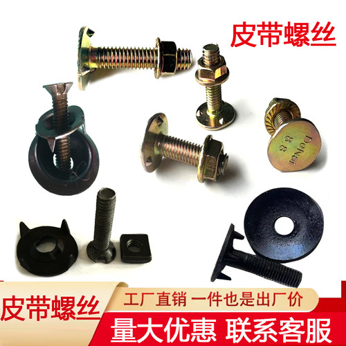 抛丸机提升蟹壳螺丝m8m10耐磨