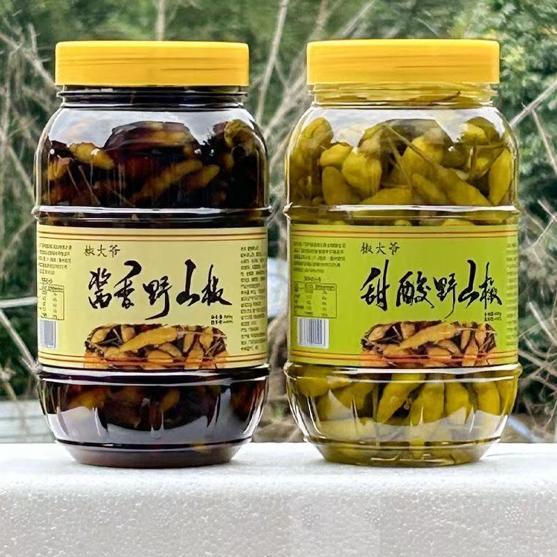 广西特产酱香甜酸野山椒罐装