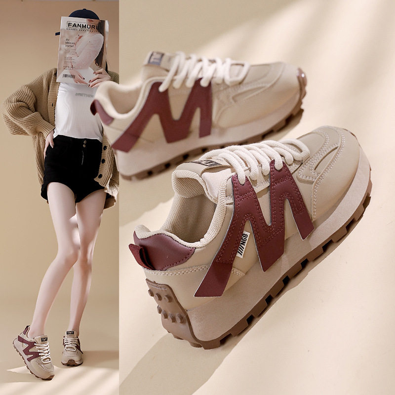 韩版阿甘鞋女2025春秋季新款学生跑步运动老爹鞋百搭休闲FD-6686,女鞋,休闲板鞋,淘宝优惠券,粉丝福利购,淘宝优惠卷