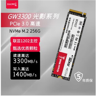 M.2接口 长城GW3300 2TB SSD固态硬盘 机笔记本 NVMe协议适用台式