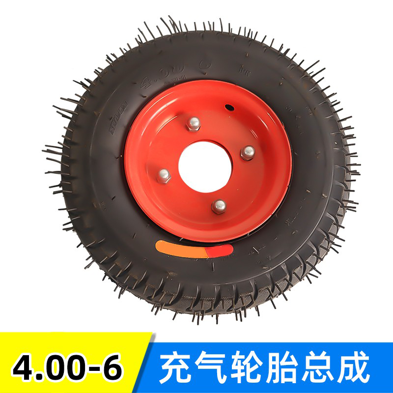 4.00-6四孔充气轮总成直径32cm