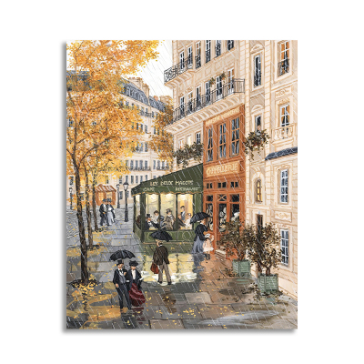 【一口价】巴黎铁塔欧美Fabienne Delacroix装饰画挂画复刻版画芯