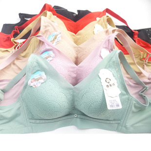 捷曼诗2035亲肤棉厚款 四排扣无钢圈女聚拢内衣透气舒适文胸柔软杯