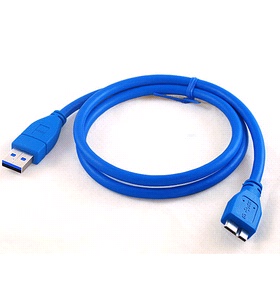 USB3.0 AM/MicroB数据充电线 USB3.0电脑移动硬盘HUB合宝连接线