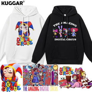 疯狂神奇数字马戏团卫衣衣服帕姆尼男童秋冬卡通周边宽松儿童加绒