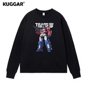 变形金刚百搭卫衣服擎天柱电影同款 大力神中大儿童秋冬宽松周边