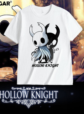 空洞骑士Hollow Knight短袖t恤游戏纯棉衣服上衣衫儿童男装