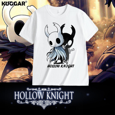 空洞骑士Hollow Knight短袖t恤游戏纯棉衣服上衣衫儿童男装