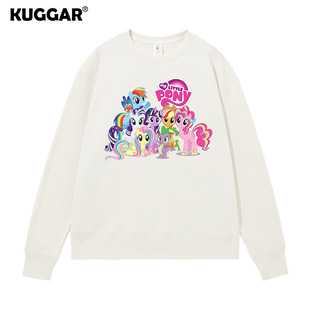 小马宝莉联名卫衣服云宝碧琪紫悦星光熠熠长袖男儿童秋冬卡通周边