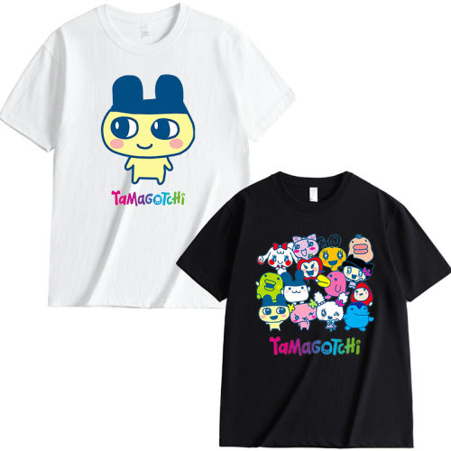 拓麻歌子联名短袖T恤塔麻可吉电子宠物麻美吉日系周边宽松衣服