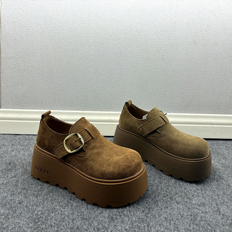 工厂清仓处理英伦风厚底勃肯鞋女搭扣单鞋增高舒适百搭休闲鞋,女鞋,勃肯鞋/软木鞋,淘宝优惠券,粉丝福利购,淘宝优惠卷