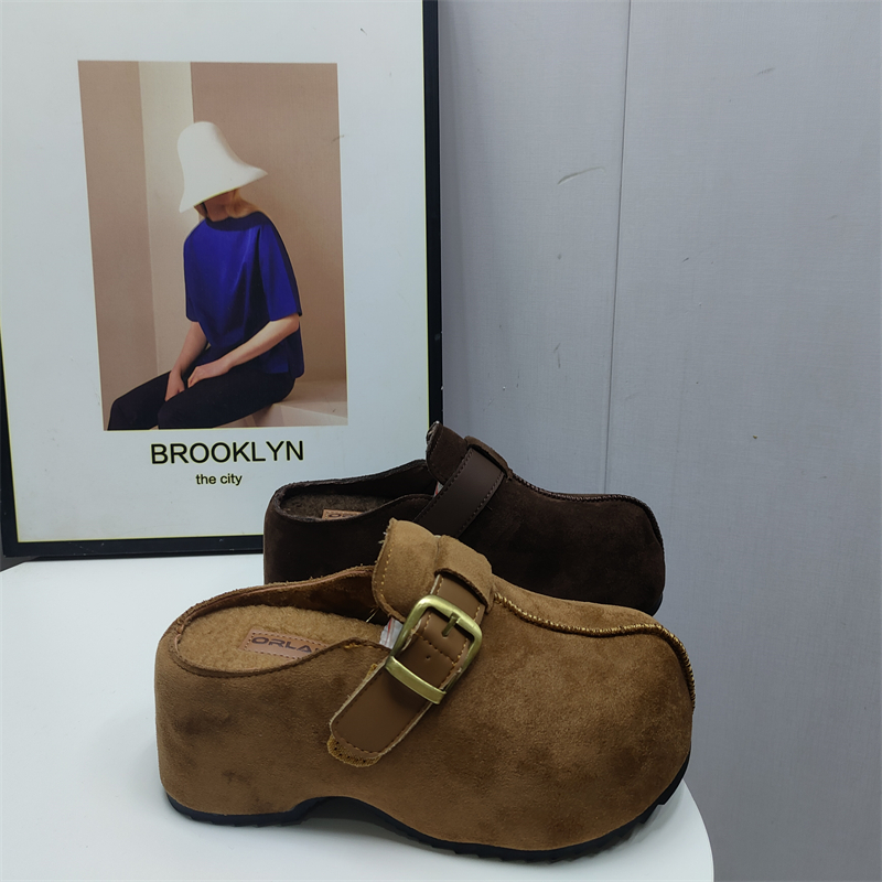 外贸撤柜2025新款厚底勃肯鞋