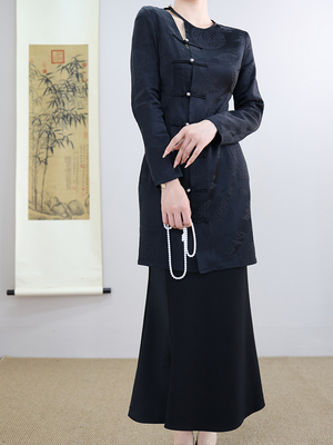 起源学新中式轻国风外套套装