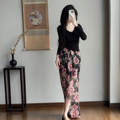 2026春夏季新款新中式国风半身裙