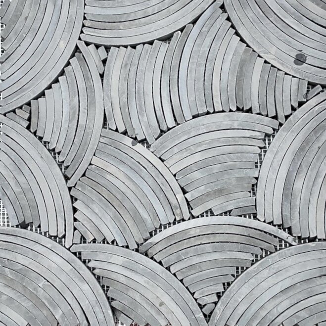 水波纹立瓦装饰瓦片立瓦拼花尺寸图案定制传统瓦片新做法装饰立瓦