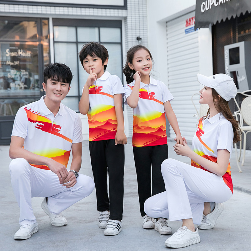 夏秋短袖情侣装休闲运动服跑步装