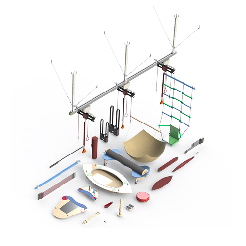 源头厂家天轨儿童悬吊训练系统