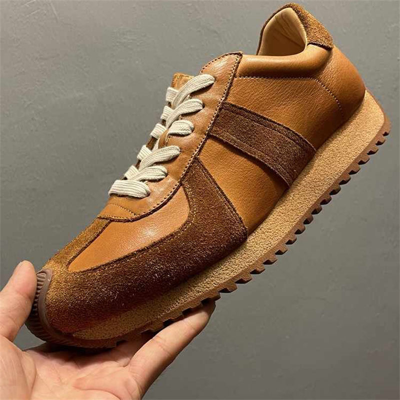 软皮复古新款阿甘鞋轻便舒适运动休闲男鞋百搭透气潮流休闲男鞋