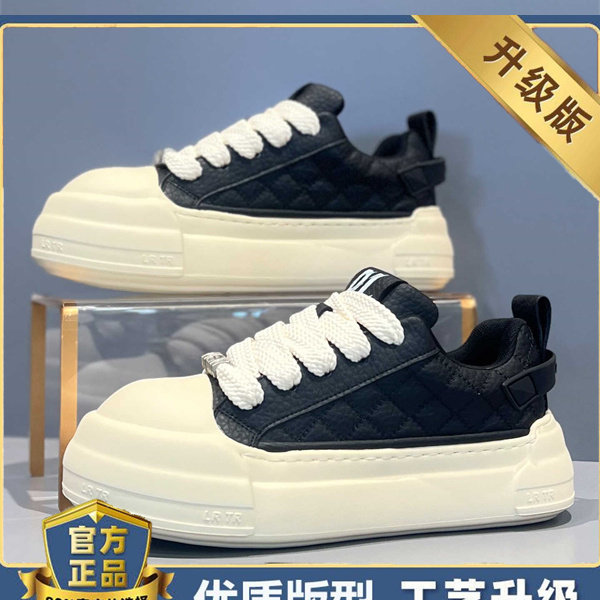 欧洲站男鞋2026春季新款小白鞋舒适面包鞋厚底增高板鞋时尚休闲鞋,流行男鞋,老爹鞋,淘宝优惠券,粉丝福利购,淘宝优惠卷