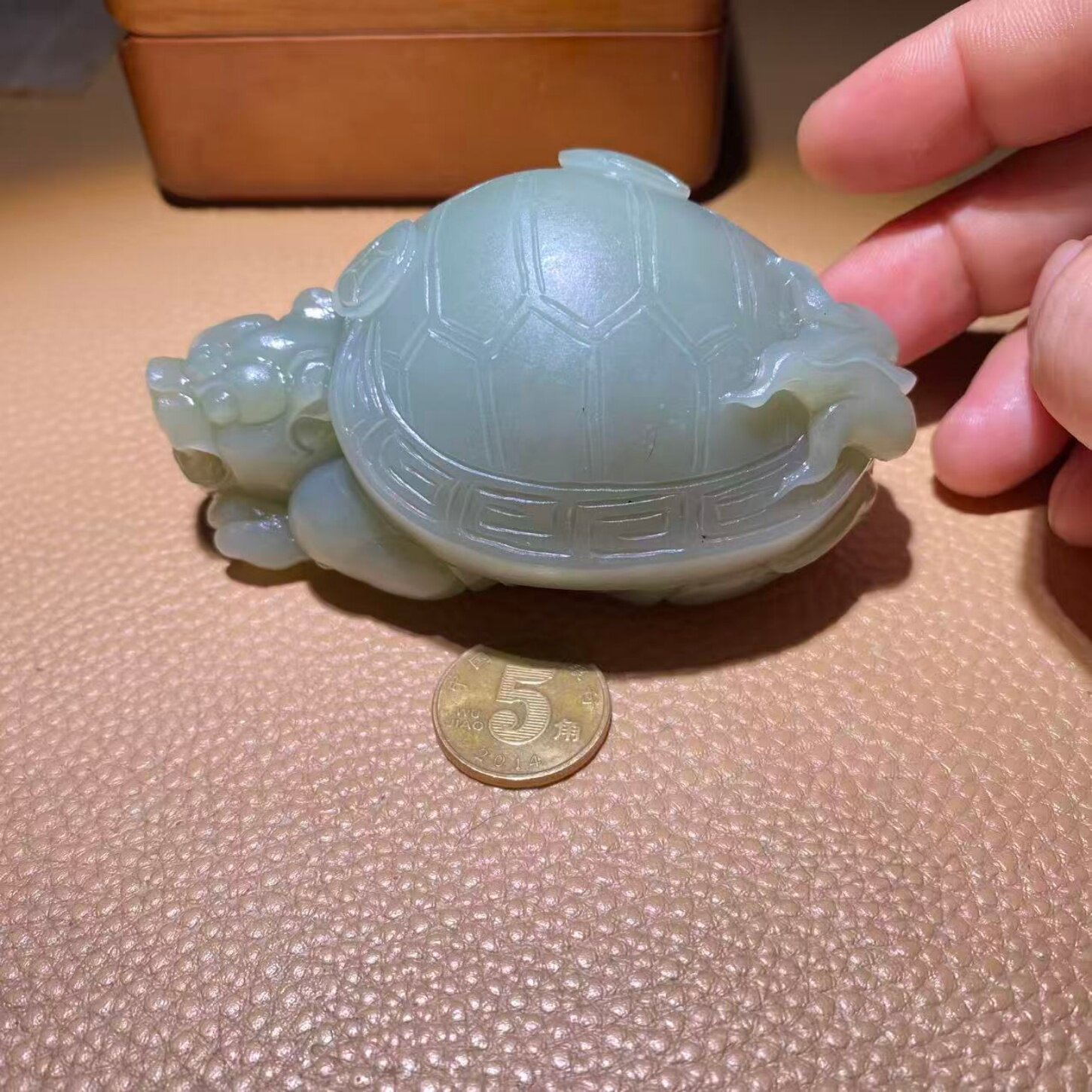 纯天然和田玉纯手工雕刻