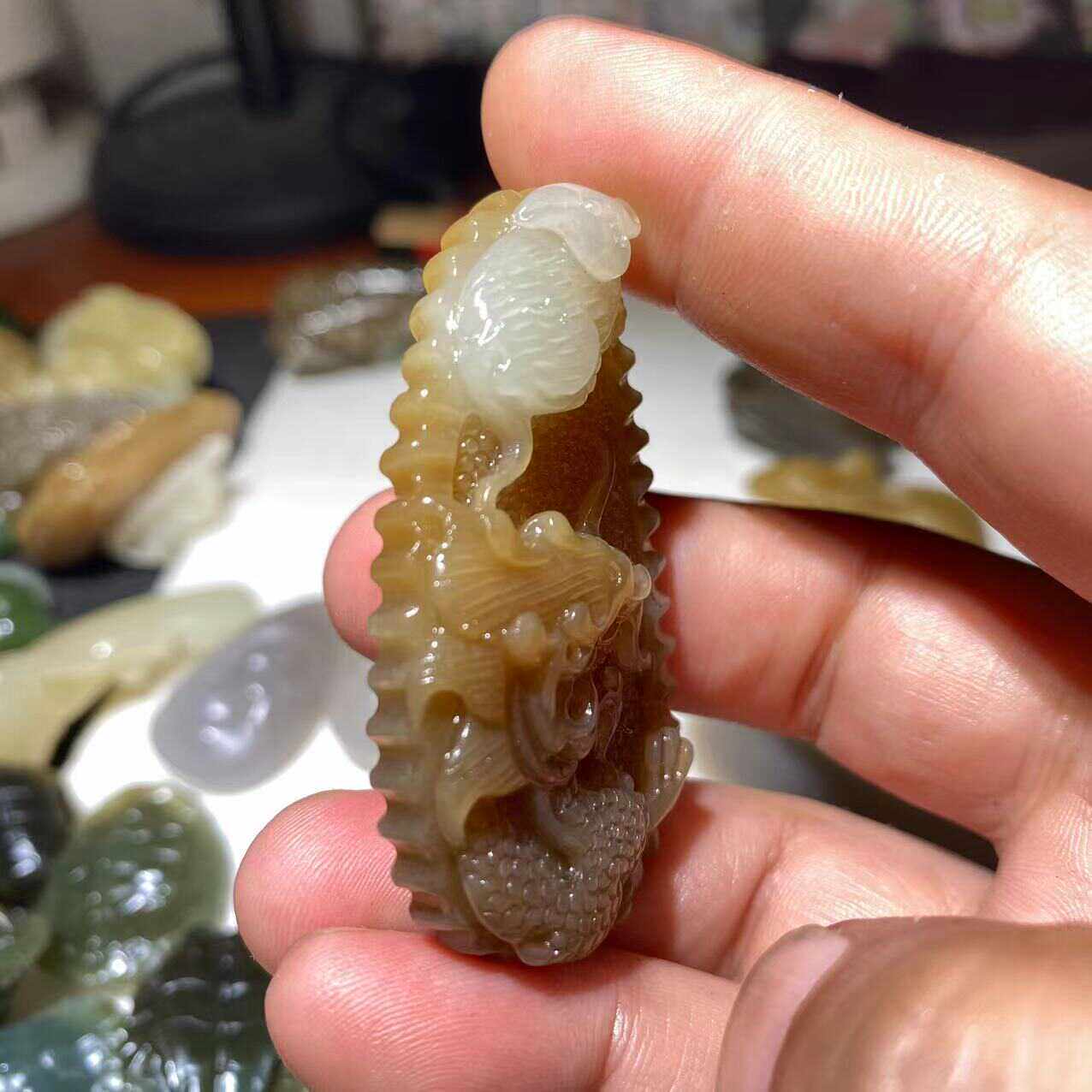 望子成龙小牌子吊坠手工雕刻挂件