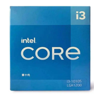 CPU处理器 英特尔 4核8线程 10105 第10代酷睿™ 盒装 Intel