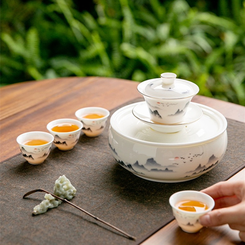 干泡盘户外茶具套装旭日东升