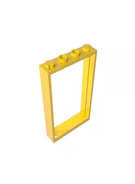 兼容60596积木 1x4x6门框 现代建筑 JMTMOC拼装玩具配件MO.353