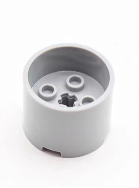 兼容乐高73111 国产教育积木3x3x2 带十字轴孔 中心凹陷圆柱砖