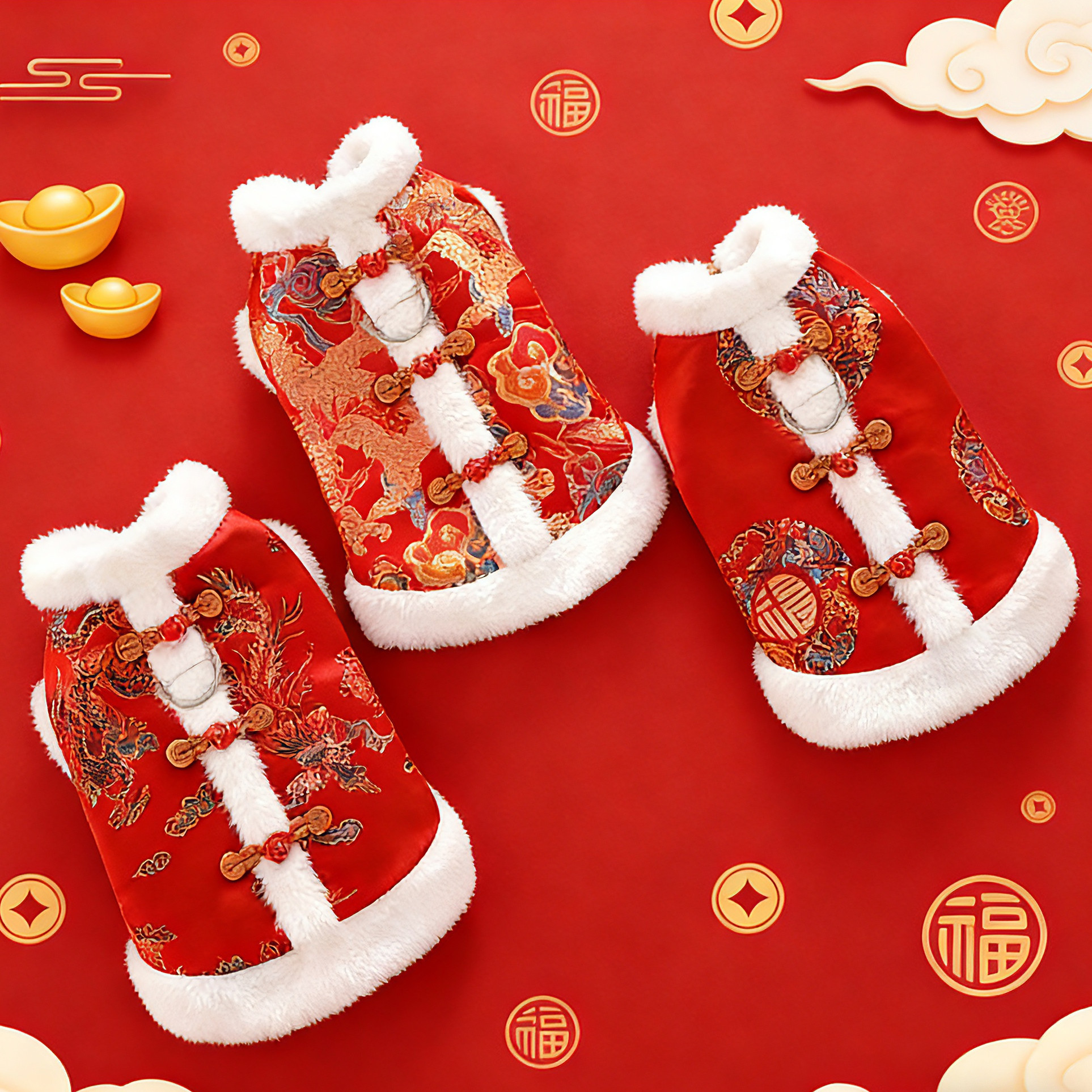 狗狗唐装秋冬加厚保暖宠物衣服过新年泰迪比熊中式汉服猫咪拜年服,宠物/宠物食品及用品,狗宠物服装/雨衣,淘宝优惠券,粉丝福利购,淘宝优惠卷