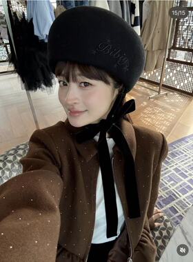 Bibiy纯元 2025冬季羊毛贝雷帽 专柜爆款 人气