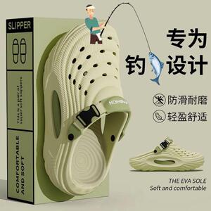 EVA厚底洞洞鞋男户外溯溪鞋可开车高颜值夏季防滑耐磨涉水凉拖鞋