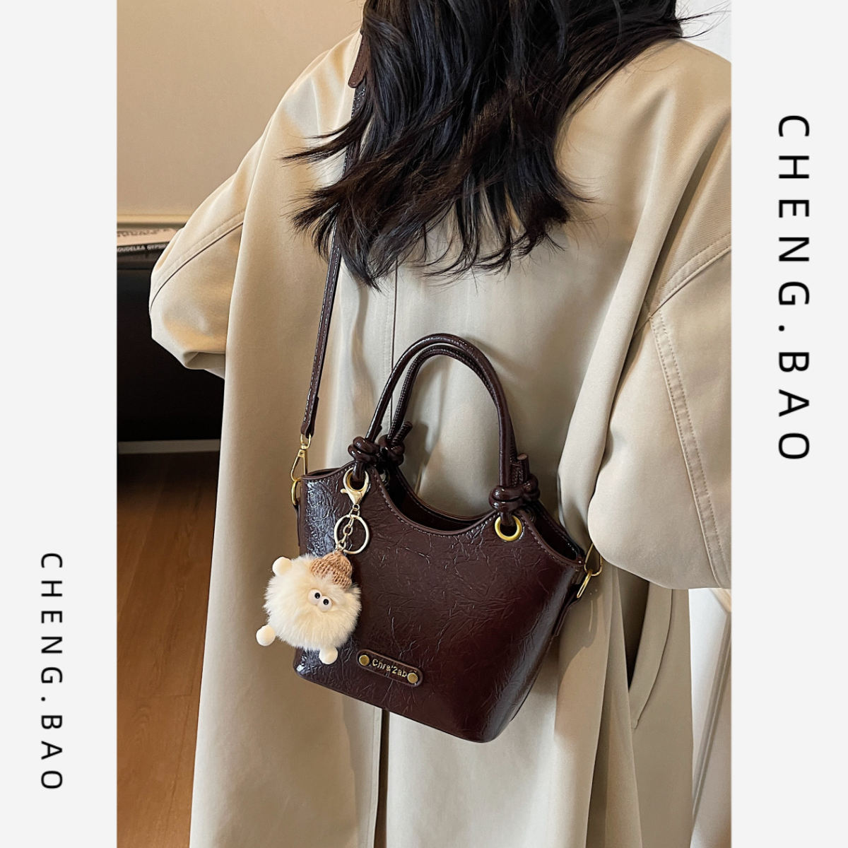 女士包包2025新款潮高级感时尚百搭单肩斜挎包网红爆款手提水桶包,箱包皮具/热销女包/男包,水桶包,淘宝优惠券,粉丝福利购,淘宝优惠卷