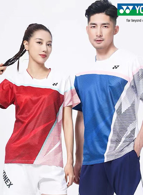 YONEX尤尼克斯羽毛球服短袖T恤110142/210142男女吸湿速干快干