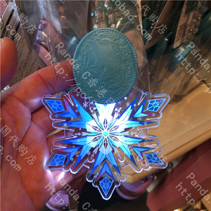 日本东京迪士尼 FORZEN冰雪奇缘Elsa爱莎公主 发光闪灯项链挂饰品